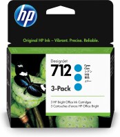 Hewlett-Packard HP Tintenpatrone 712 cyan 3ED77A DesignJet T230/250/630 3