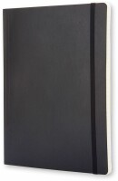 MOLESKINE Notizbuch Soft XL 722-3 liniert schwarz, Kein