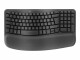 Logitech Tastatur Wave Keys, Tastatur Typ: Ergonomisch