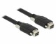 DeLock FireWire-Kabel 9Pin-9Pin schraubbar, 2m, Datenanschluss