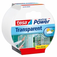 TESA Extra Power 10mx50mm 563490000 Gewebeband, transparent