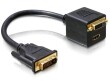 DeLock 2-Port Signalsplitter DVI-D - DVI-D/HDMI, Anzahl Ports: 2