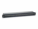 equip 19" Patchpanel: 24 Port, 1HE, RJ45, schwarz, Cat