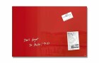 Sigel Magnethaftendes Glassboard Artverum 60 x 40 cm, Rot