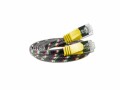 SLIM Slimpatchkabel RJ-45 - RJ-45, Cat 6, STP, 1