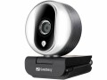 Sandberg Streamer Pro USB Webcam 1080P 30 fps, Auflösung