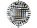 Partydeco Folienballon Disco Ball Silber, Packungsgrösse: 1 Stück