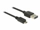 DeLock USB 2.0-Kabel EASY-USB USB A - Micro-USB B