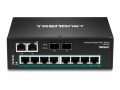 TRENDNET TI-PG102 - Switch - unmanaged - 8 x