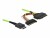 Bild 1 DeLock OCuLink-Kabel PCIe SFF-8611 zu U.2 SFF-8639, 0,5 m