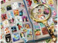 Ravensburger Puzzle Meine liebsten Briefmarken, Motiv: Film / Comic