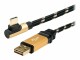 Roline GOLD USB 2.0 Kabel, 1,8m, USB A ST