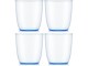 Bodum Outdoor-Becher Kvadrant 350 ml, Blau, 4 Stück, Produkttyp