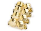 INGES CHRISTMAS DECOR Teelichthalter Clip Ø 5 cm, 8 Stück, Gold