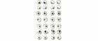 Clairefontaine Motivsticker 3D Augen, Motiv: Auge