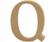Creativ Company Holzbuchstabe Q 1 Stück, Breite: 2 cm, Höhe