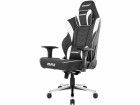 AKRacing Gaming-Stuhl Master MAX Schwarz/Weiss, Lenkradhalterung