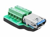 DeLock USB 3.0 Adapter Terminalblock - USB-A Buchse, USB