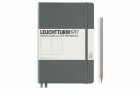 Leuchtturm Notizbuch Medium A5, Blanko, 2-teilig, Anthrazit