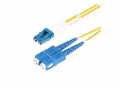 STARTECH 25m LC to SC OS2 Fiber Cable OS2/UPC/DUPLEX/LSZH  NS CABL