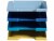Bild 0 Exacompta Ablagekorb Bee Blue Combo Midi Mehrfarbig, 4 Stück