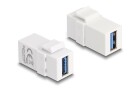 DeLock Keystone-Modul USB 3.0 A Weiss, Modultyp: Keystone