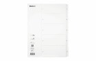 Biella Register A4 1 - 5 Karton Weiss, Einteilung