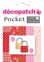 DECOPATCH Papier Pocket Nr. 28 DP028C 5 Blatt