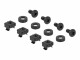 Bild 7 DeLock Bürstenleiste mit 3 Bügeln, 1HE , Schwarz, Detailfarbe