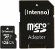 INTENSO   Micro SDXC Card PREMIUM  128GB - 3423491   with adapter, UHS-I