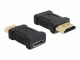 Immagine 1 DeLock Adapter HDMI - Mini-HDMI (HDMI-C), 1 Stück, Kabeltyp
