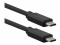 Bild 2 Roline USB 3.2 Gen 2 Kabel, Power Delivery 20V5A, C-C, ST/ST, 20 Gbit/s, schwarz, 1,5 m