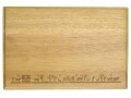 Heidi Cheese Line Servierplatte Hevea Poya Buche, Material: Holz