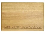 Heidi Cheese Line Servierplatte Hevea Poya Buche, Material: Holz, Bewusste