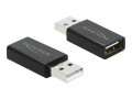 DeLock USB-Adapter 2.0, Datenblocker USB-A Stecker - USB-A