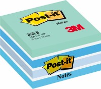 POST-IT Würfel 76x76mm 2028-B blau/450 Blatt, Kein