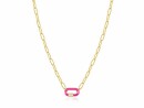 Ania Haie Halskette Neon Pink Enamel 925 Sterling Silber