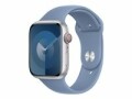 Apple Sport Band 45 mm Winterblau M/L, Farbe: Blau