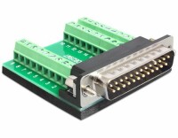 DeLock Adapter DB25 - Terminalblock cm, Datenanschluss Seite