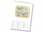 Folia Dauerkalender A4 weiss, Papierformat