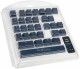 Ducky Rubber Keycap Set, 31 Tasten, gummiert - dark blue