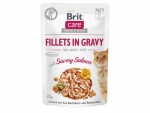 Brit Nassfutter Care Fillets Sauce Lachs, 85 g, Tierbedürfnis