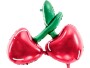 Partydeco Folienballon Cherry Grün/Rot, Packungsgrösse: 1 Stück
