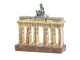 HobbyFun Mini-Figur Brandenburger Tor 5.5 cm, Detailfarbe: Braun