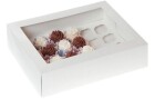 House of Marie Cupcake-Box für 24 Mini Cupcakes, 2 Stück, Detailfarbe