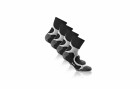 Rohner Socks Runningsocken Grau/Schwarz 2er-Pack, Grundfarbe: Grau