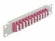 Bild 2 DeLock Verteilerplatte 10? LWL Patchpanel 12 Port LC Quad