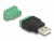 Bild 2 DeLock USB 2.0 Adapter USB-A Stecker - Terminalblock, USB