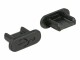 Bild 3 DeLock Blindstecker/Staubschutz USB-MicroB 10 Stück Schwarz