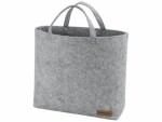 Eskimo Tasche Shopper Uni, Hellgrau, Breite: 38 cm, Detailfarbe